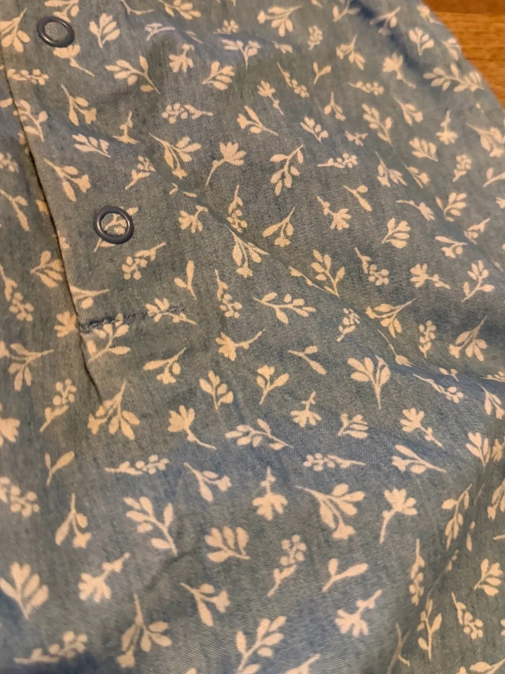 Carter's Light Blue Floral Baby Dress